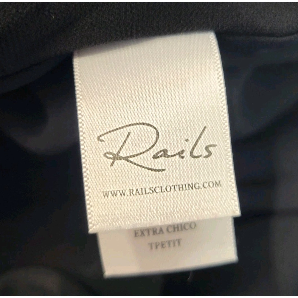 Rails‎ Aimee Wrap Style Cerise Cherry Dress Black Red Womens XS Flirty Mini - Picture 2 of 13